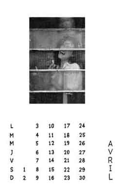 CALENDAR 2000, APRIL - © by THE KENYWAN FACTORY