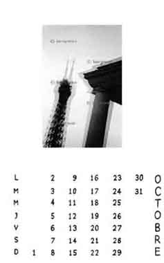 CALENDAR 2000, OCTOBER - © by THE KENYWAN FACTORY